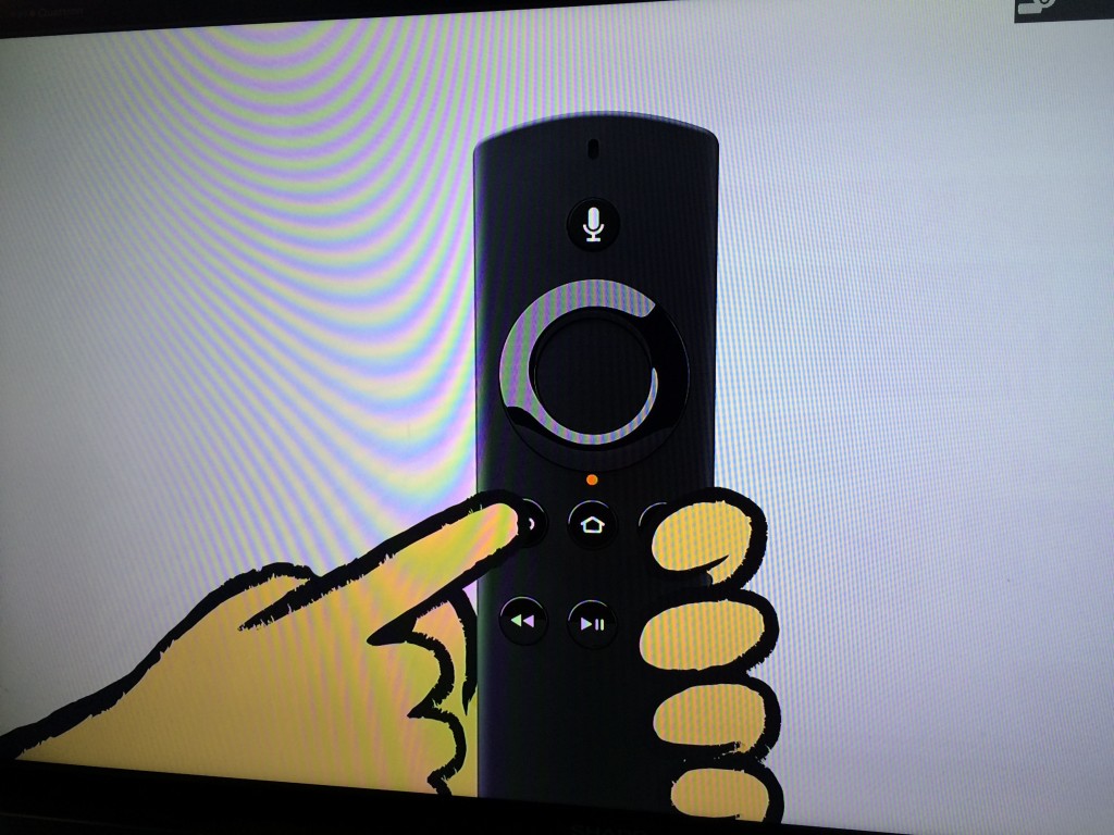 fireTVstick 画面 リモコン 説明