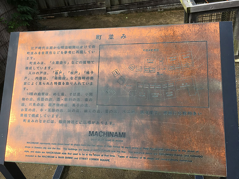 房総のむら 街並み 地図