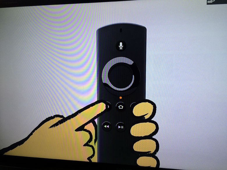 fire TV stick　リモコン