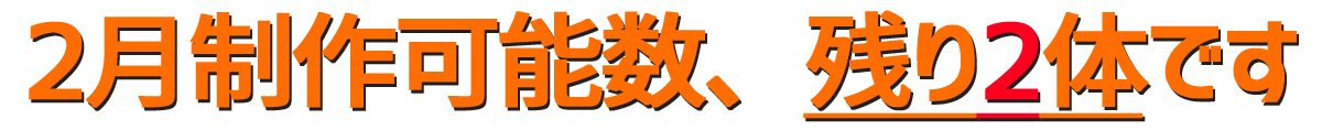 キャラデザ制作可能体数