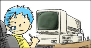 イラスト　パソコン　スペック